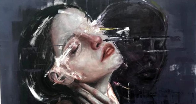 Genç ressam Sinem Demirci'den 'Ardımdaki Kadın'