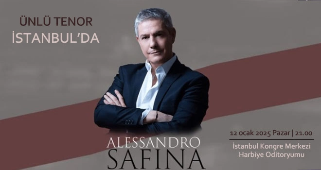 Alessandro Safina'dan büyüleyici İstanbul konseri